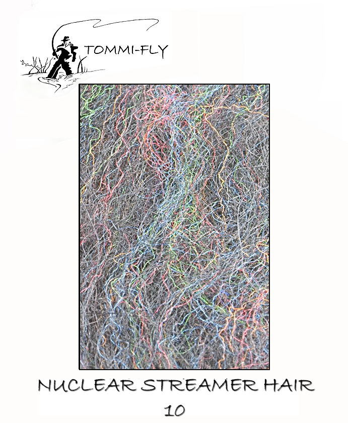 Nuclear streamer hair - black