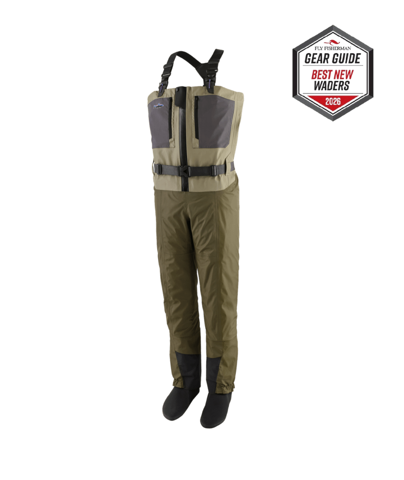 Patagonia Pánské brodící kalhoty Swiftcurrent Traverse Zip Front Waders - River Rock Green